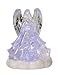 Pack of 6 LED Lighted Angel Christmas Glitterdome Figures