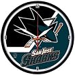 San Jose Sharks Wall Clock - Hockey Sports Merchandise