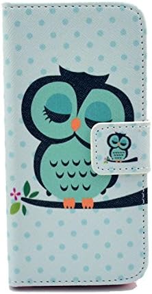 Iphone5s Case,iphone5 Caes,bowknot Pattern Premium Pu Leather Wallet Flip Protective Skin Case with Magnetic Closure for Apple Iphone5s (Iphone5) (OWL)