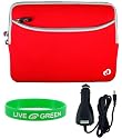 ASUS Eee PC 1000HE 10-Inch Netbook Sleeve Case and Car Charger
