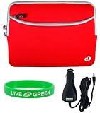 ASUS Eee PC 904HA 8.9-Inch Netbook Sleeve Case and Car Charger