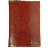 Robe di Firenze Brown Leather ID Wallet
