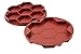 Grocery Art Silicone Burger Press | #1 Hamburger Press for Preparing & Storage 7 Perfect Burger Patties | Freezer-Friendly Stuffed Burger Maker, Reusable Burger Mold, Premium Hamburger Patty Maker