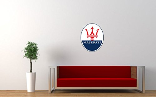 Large Maserati Wall Sticker Logo 18