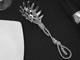 Chrome Pasta Server w Tassel Handle. 10 Long