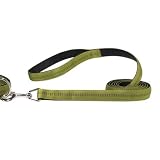 4 FOOT - OLIVE - Padded Nylon Dog Lead