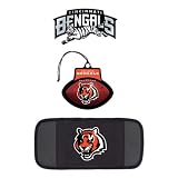Cincinnati Bengals Automotive Package: Emblem, Air Freshner & CD Visor