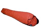 Lafuma Pro 950g Down Sleeping Bag (Black/Orange, 15-Degree, Regular, Right Zip)