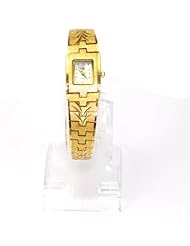 pay4save Womens Square type Case Watch Gold Steel Chain Quartz WaistWatch Bracelet Watch