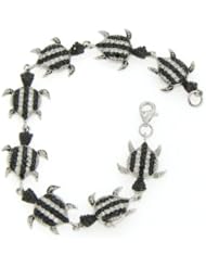 Sterling Silver Cubic Zirconia Bracelet Rhodium Plated Gift Boxed.