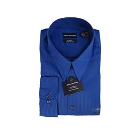 John Ashford Fitted Long Sleeve Shirt Paris Blue