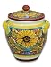 Handmade Girasole Biscotti Jar From Italy