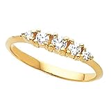 18K Yellow Gold Diamond Wedding/Anniversary Band - 0.26 Ct.