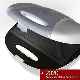 Miallegro 2020 Sandwich Maker / Grill with Non-stick tray, White