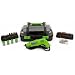 Kawasaki 840168 Green 150-Piece Rotary Tool and Accessory Kit