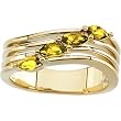 18K Yellow Gold Citrine Ring
