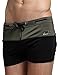 Godsen Men's Swimming Trunks Boxer Brief,black Soft Briefs
