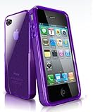 iSkin Flexible Soft Silicone Gel Skin for Apple iPhone 4 / 4G HD - Purple