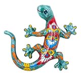 Medium Multi-Color Mexican Talavera Lizard Gecko Salamander
