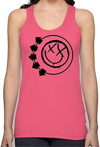 Tinage Blink 182 T Shirts Womens Longer Length Fitted Tank A0055 Fuunny Tshirts Fuchsia S