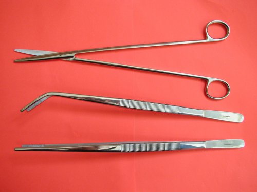 Aquarien-Set 30cm ( 1 Pflanzenschere & 2 Pinzetten )