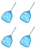 4) Hydrotools 8050 Swimming Pool Spa Tub 12" Aluminum Handle Leaf Net Skimmers