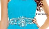 Party Short Cocktail Dress #711 (10, Turquoise)