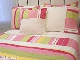 5 Piece Angel Capri Twin Size Pink Cotton Quilt Set