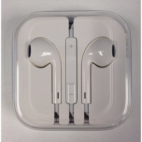 Genuine Original Apple Earpods with Remote and Mic for Iphone 5-Retail Package MD827LL/A
