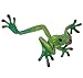 Kitty's Critters 8526 Wally Wall Mount Ready Frog Sculpture, Can Be Figurine, 14-1/2-Inch Tall, Mult