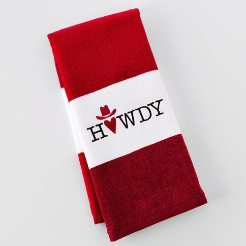 Valentines Day Howdy Kitchen Towel