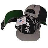 MLB CHICAGO WHITE SOX OLD SCHOOL SNAPBACK FLAT BILL HAT