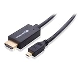 Cable Matters High Speed Micro HDMI to HDMI Male to Male Cable in Black with Ethernet 15 ft ~ Cable Matters