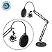 Dual Suspension Springs and Metal Extension Support Arms, Maximum Mic Arm Extension Distance: 3.1â€™ ft., Quick Setup: Easily Mount & Un-Mount Mics, Maximum Mic Arm Extension Dst: 3.1â€™ ft.- Pyle PMKSH24