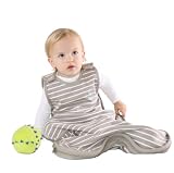 Woolino 4 Season Baby Sleep Bag, 100% Natural Merino Wool Sleep Sack, One Size 3m - 2yrs