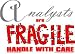 Analysts are FRAGILE handle with care Mug (Various Sizes & Colors Available)