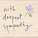 Inkadinkado Rubber Stamp-Kathy Davis Flower Sympathy