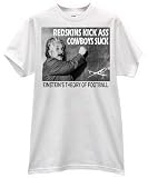 EINSTEIN THEORY OF FOOTBALL REDSKINS PRIDE COWBOYS SUCK T SHIRT jersey