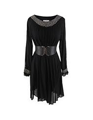 Off the Shoulder Pleated Cotton  Dress