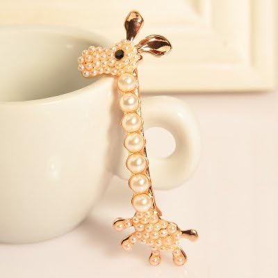Fashion Hair Jewelry Giraffe Pearl Hair Clips Barrettes Bobby Pin Hairpins Top Clamp Hair Ornaments Hair Accessories Beautiful Headwear