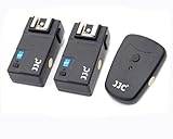 JJC - Professional Quality Wireless Camera Flash Trigger Kit, Includes 1 Tr ....
