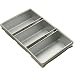 Focus Foodservice Commercial Bakeware 3 Strap  8-1/2 by 4-1/2-Inch Bread Pan Set