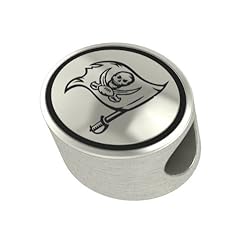 Tampa Bay Buccaneers Silver Bead Fits Most European Style Charm Bracelets