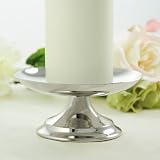 Cathy's Concepts Silver Pillar Candle Holder
