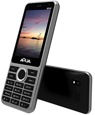 Aqua Mist - 2100 mAh Battery - Dual SIM Basic Mobile Phone - Grey