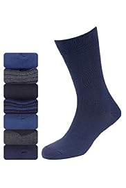 7 Pairs of Freshfeet™ Cotton Rich Assorted Socks with Silver Technology