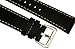 JP Leatherworks Men's M120 22mm Panerai Style Leather Black Watch Band