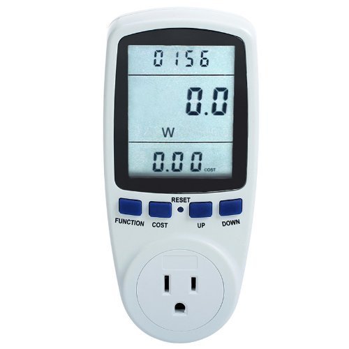 RioRand Plug Power Meter Energy Watt Voltage Amps Meter with