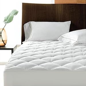 Linens Limited Polycotton Quilted Mattress Protector, Extra Deep, Double Linens Limited Polycotton Quilted Mattress Protector, Extra Deep, Double