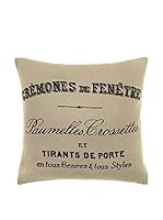 COINCASA Cojín 40 x 40 cm (Natural)